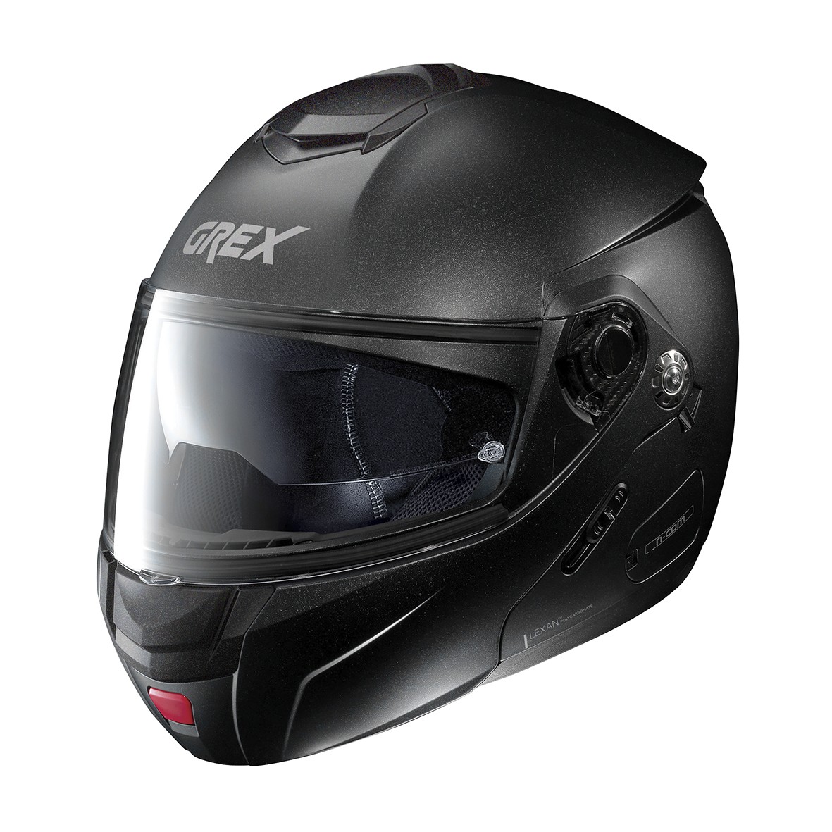 Moto helma Grex G9.2  Kinetic N-com Black Graphite 5