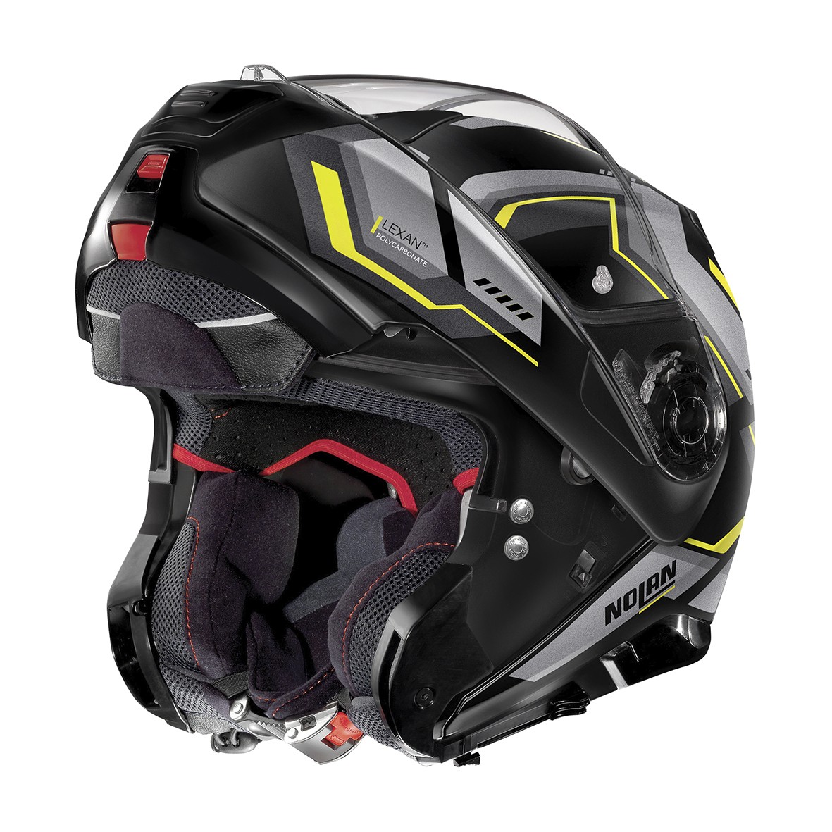 Moto helma Nolan N100-5 Upwind Flat Black N-Com  59